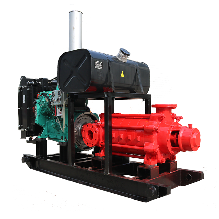 明珠XBC柴油機(jī)臥式多級(jí)消防泵測試現(xiàn)場